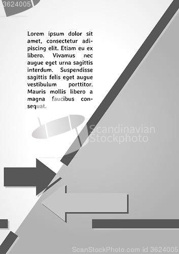 Image of two arrows symbol dark infographics
