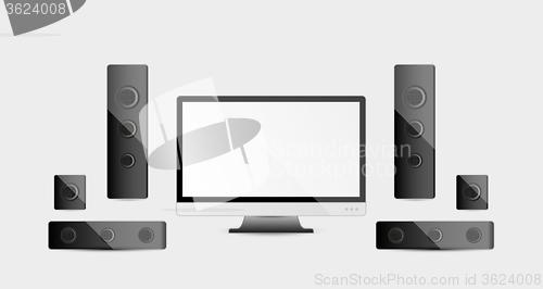 Image of home cinema system