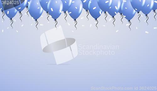 Image of balloons on the top
