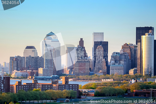 Image of Manhattan and Governors Island