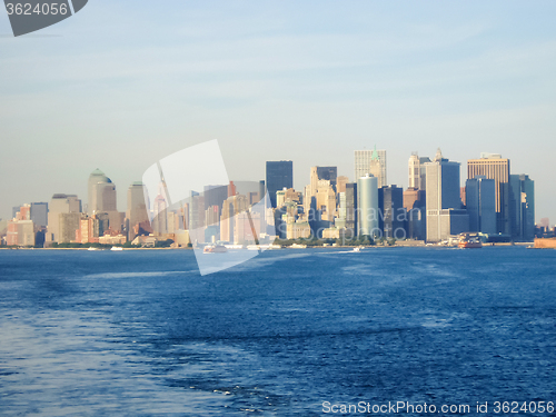 Image of Manhattan viewed from Upper Bay