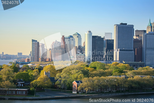 Image of Financial District in Manhattan