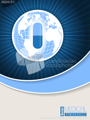 Image of Abstract medical advertising design
