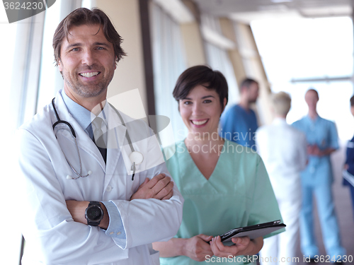 Image of group of medical staff at hospital