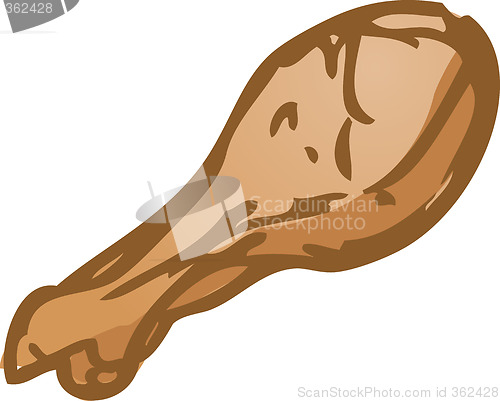 Image of Fried chicken drumstick