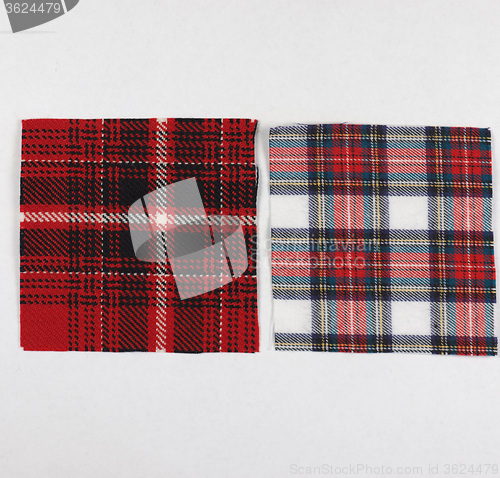 Image of Tartan fabric sample