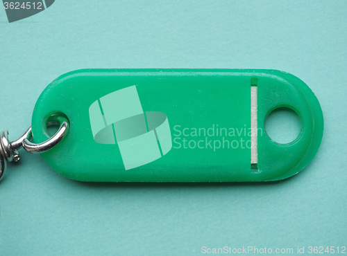 Image of Green keyring