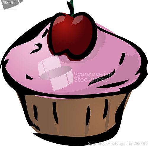 Image of Cupcake illustration