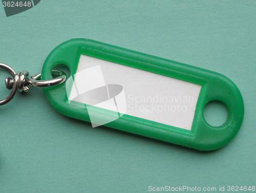 Image of Green keyring