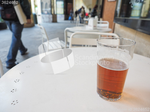 Image of British ale beer pint