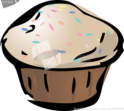 Image of Cupcake illustration