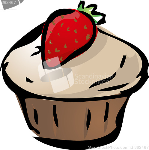 Image of Cupcake illustration
