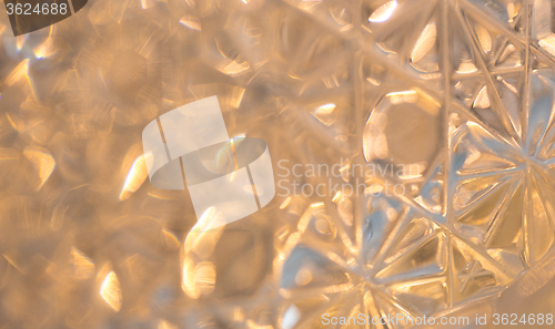 Image of illuminated glass pattern background