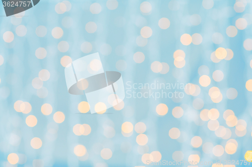 Image of blurred background with bokeh lights