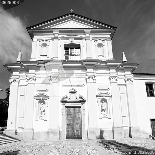 Image of medieval old architecture in italy europe milan religion       a