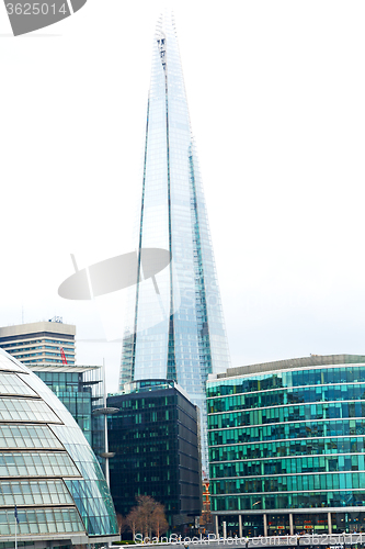 Image of new     building in london      financial district and 