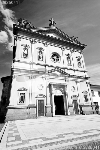 Image of monument old architecture in italy europe milan religion       a