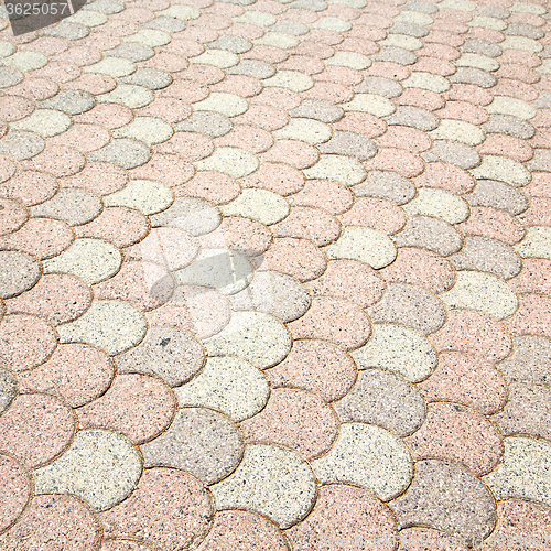 Image of  cracked  step   brick in  italy old wall and texture material t
