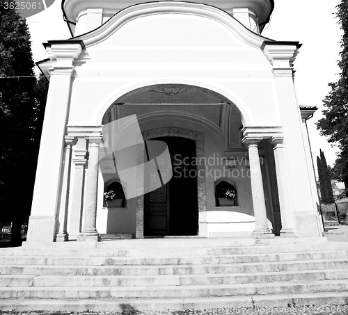 Image of monument old architecture in italy europe milan religion       a