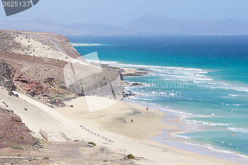 Image of Mal Nombre beach on the south east coast of Fuerteventura