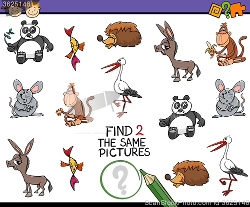 Image of cartoon task for children