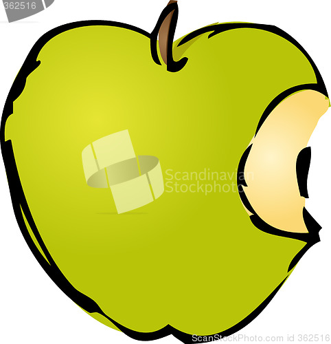 Image of Bitten apple