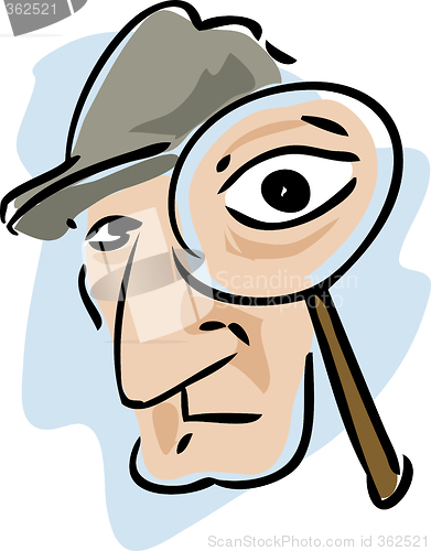 Image of Detective magnifying glass