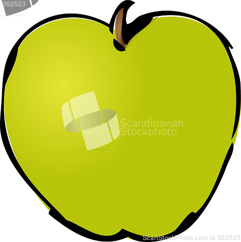 Image of Whole green apple