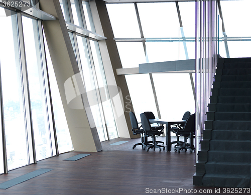 Image of modern office meeting room interior