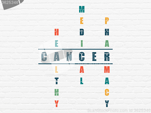 Image of Medicine concept: Cancer in Crossword Puzzle