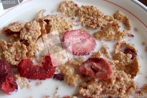 Image of Raspberry breakfast cereal