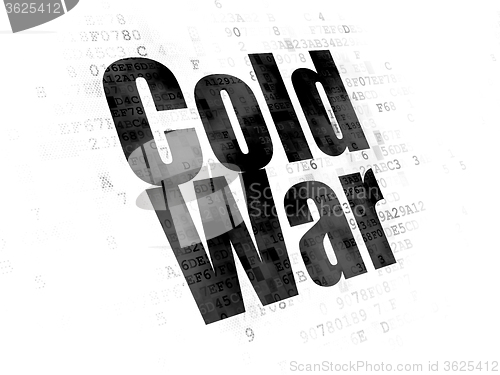 Image of Political concept: Cold War on Digital background