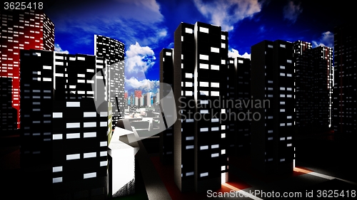 Image of metropolis - panoramic view