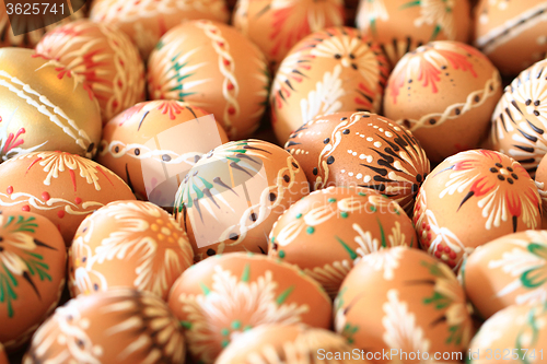 Image of easter eggs background