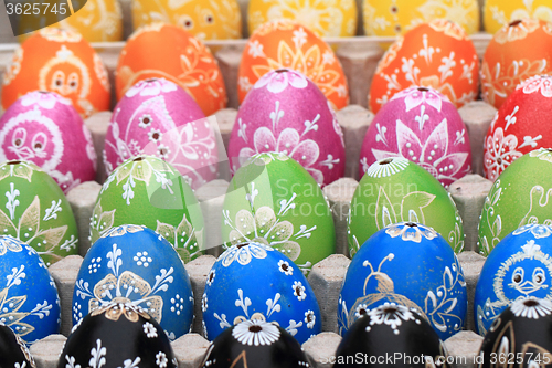 Image of easter eggs background