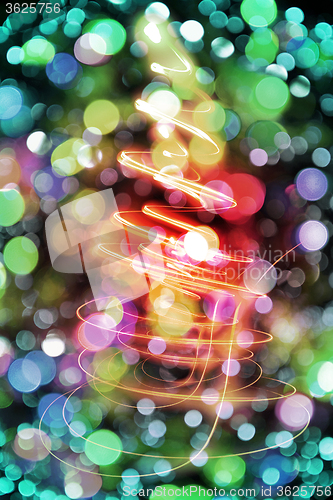 Image of christmas lights background