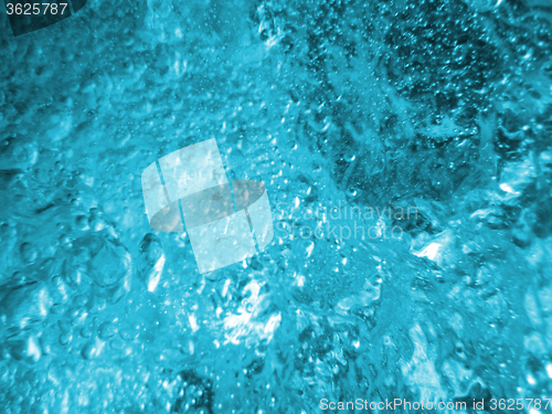 Image of blue water bubble and oxygen texture