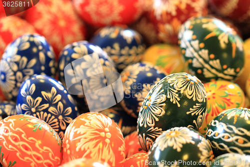 Image of easter eggs background