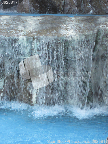 Image of blue water bubble and oxygen texture