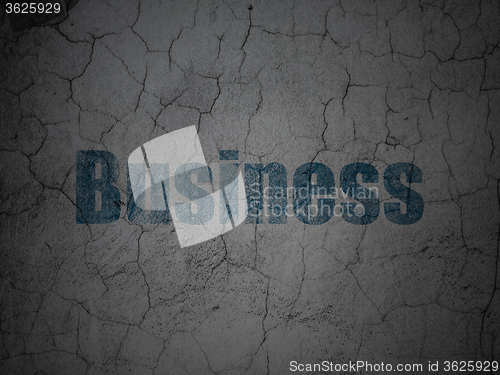Image of Finance concept: Business on grunge wall background