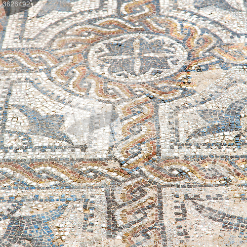 Image of roof mosaic in the old city morocco africa and history travel
