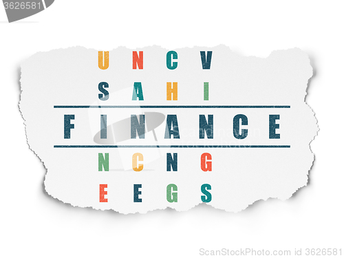 Image of Banking concept: Finance in Crossword Puzzle