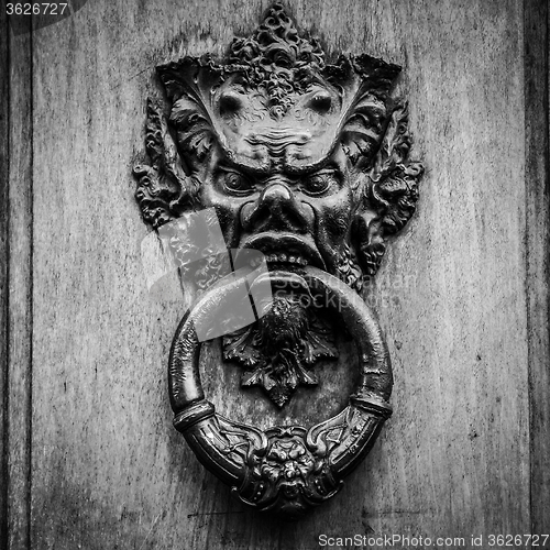 Image of Devil Head Door Knocker