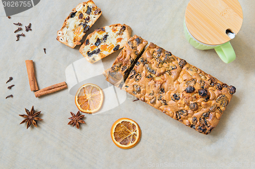 Image of Christmas cake wit mug