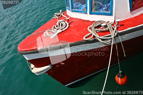 Image of Fishing boats in the  Peloponese in Greece