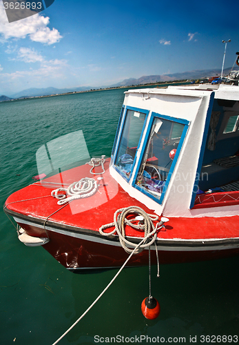 Image of Fishing boats in the  Peloponese in Greece