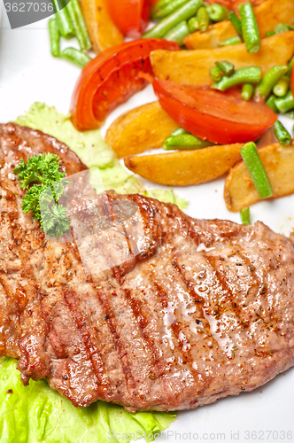 Image of Beef chop closeup