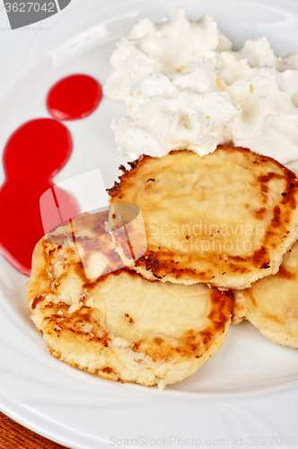 Image of Tasty cheese pancakes