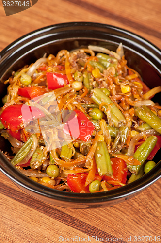 Image of warm vegetable salad