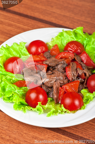 Image of Roasted beef and mushrooms